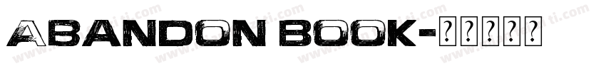Abandon Book字体转换